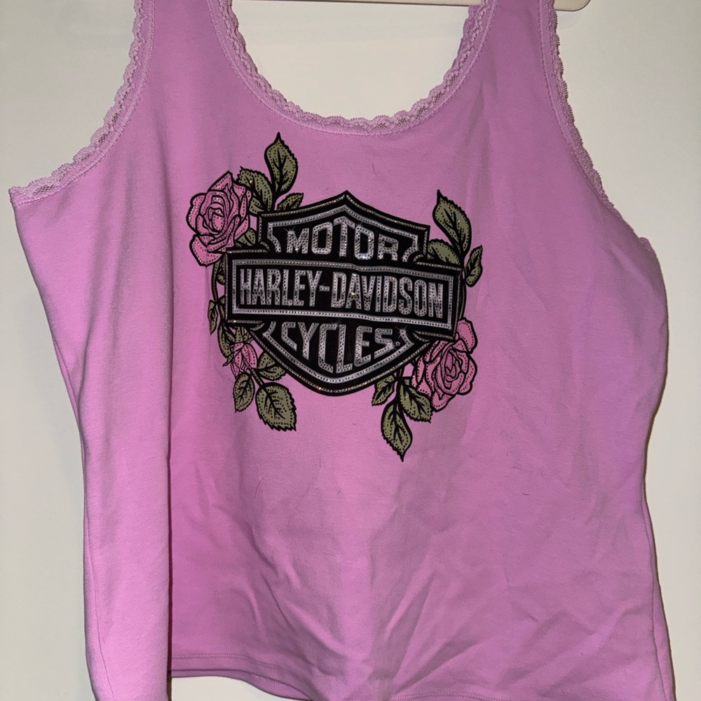 Harley-Davidson Women’s Pink Tank Top – Size 2XL – New With Tags